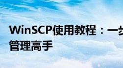 WinSCP使用教程：一步一步成为文件传输与管理高手