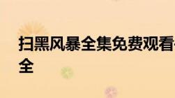 扫黑风暴全集免费观看——土豆网电视剧大全