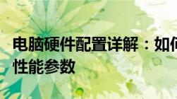 电脑硬件配置详解：如何查看并解读你的电脑性能参数